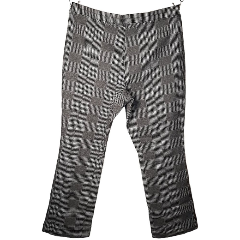 "Cropped Boot Pull On, Snow Plaid" - image 6